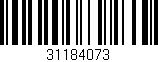 Código de barras (EAN, GTIN, SKU, ISBN): '31184073'
