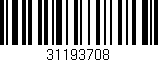 Código de barras (EAN, GTIN, SKU, ISBN): '31193708'