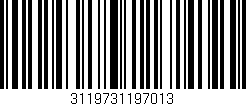 Código de barras (EAN, GTIN, SKU, ISBN): '3119731197013'