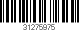 Código de barras (EAN, GTIN, SKU, ISBN): '31275975'