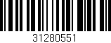 Código de barras (EAN, GTIN, SKU, ISBN): '31280551'