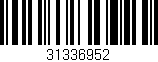 Código de barras (EAN, GTIN, SKU, ISBN): '31336952'