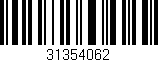 Código de barras (EAN, GTIN, SKU, ISBN): '31354062'