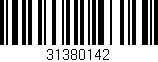 Código de barras (EAN, GTIN, SKU, ISBN): '31380142'