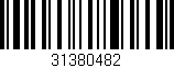 Código de barras (EAN, GTIN, SKU, ISBN): '31380482'