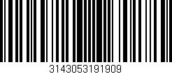 Código de barras (EAN, GTIN, SKU, ISBN): '3143053191909'