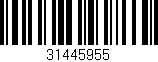 Código de barras (EAN, GTIN, SKU, ISBN): '31445955'