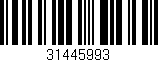 Código de barras (EAN, GTIN, SKU, ISBN): '31445993'