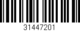 Código de barras (EAN, GTIN, SKU, ISBN): '31447201'
