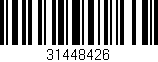 Código de barras (EAN, GTIN, SKU, ISBN): '31448426'