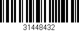Código de barras (EAN, GTIN, SKU, ISBN): '31448432'