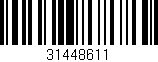 Código de barras (EAN, GTIN, SKU, ISBN): '31448611'