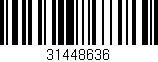 Código de barras (EAN, GTIN, SKU, ISBN): '31448636'