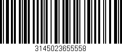 Código de barras (EAN, GTIN, SKU, ISBN): '3145023655558'