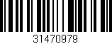 Código de barras (EAN, GTIN, SKU, ISBN): '31470979'