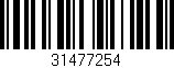 Código de barras (EAN, GTIN, SKU, ISBN): '31477254'