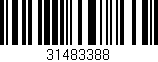 Código de barras (EAN, GTIN, SKU, ISBN): '31483388'