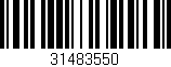 Código de barras (EAN, GTIN, SKU, ISBN): '31483550'