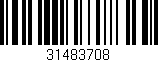 Código de barras (EAN, GTIN, SKU, ISBN): '31483708'