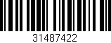 Código de barras (EAN, GTIN, SKU, ISBN): '31487422'