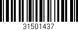 Código de barras (EAN, GTIN, SKU, ISBN): '31501437'