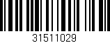 Código de barras (EAN, GTIN, SKU, ISBN): '31511029'