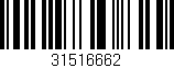 Código de barras (EAN, GTIN, SKU, ISBN): '31516662'