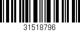 Código de barras (EAN, GTIN, SKU, ISBN): '31518796'