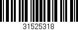 Código de barras (EAN, GTIN, SKU, ISBN): '31525318'