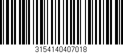 Código de barras (EAN, GTIN, SKU, ISBN): '3154140407018'