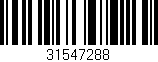 Código de barras (EAN, GTIN, SKU, ISBN): '31547288'