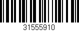 Código de barras (EAN, GTIN, SKU, ISBN): '31555910'