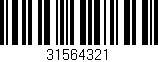 Código de barras (EAN, GTIN, SKU, ISBN): '31564321'