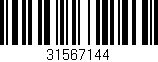 Código de barras (EAN, GTIN, SKU, ISBN): '31567144'