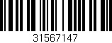Código de barras (EAN, GTIN, SKU, ISBN): '31567147'