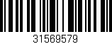 Código de barras (EAN, GTIN, SKU, ISBN): '31569579'