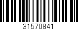Código de barras (EAN, GTIN, SKU, ISBN): '31570841'