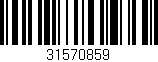 Código de barras (EAN, GTIN, SKU, ISBN): '31570859'