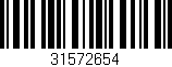Código de barras (EAN, GTIN, SKU, ISBN): '31572654'