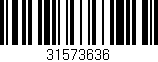 Código de barras (EAN, GTIN, SKU, ISBN): '31573636'