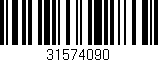Código de barras (EAN, GTIN, SKU, ISBN): '31574090'