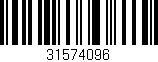Código de barras (EAN, GTIN, SKU, ISBN): '31574096'