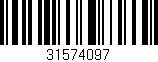 Código de barras (EAN, GTIN, SKU, ISBN): '31574097'