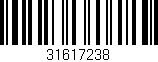 Código de barras (EAN, GTIN, SKU, ISBN): '31617238'