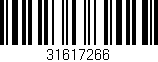 Código de barras (EAN, GTIN, SKU, ISBN): '31617266'
