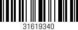 Código de barras (EAN, GTIN, SKU, ISBN): '31619340'