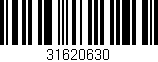 Código de barras (EAN, GTIN, SKU, ISBN): '31620630'