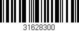 Código de barras (EAN, GTIN, SKU, ISBN): '31628300'