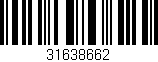 Código de barras (EAN, GTIN, SKU, ISBN): '31638662'