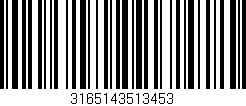 Código de barras (EAN, GTIN, SKU, ISBN): '3165143513453'